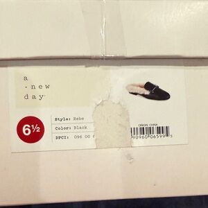 A New Day Women's Black Slippers